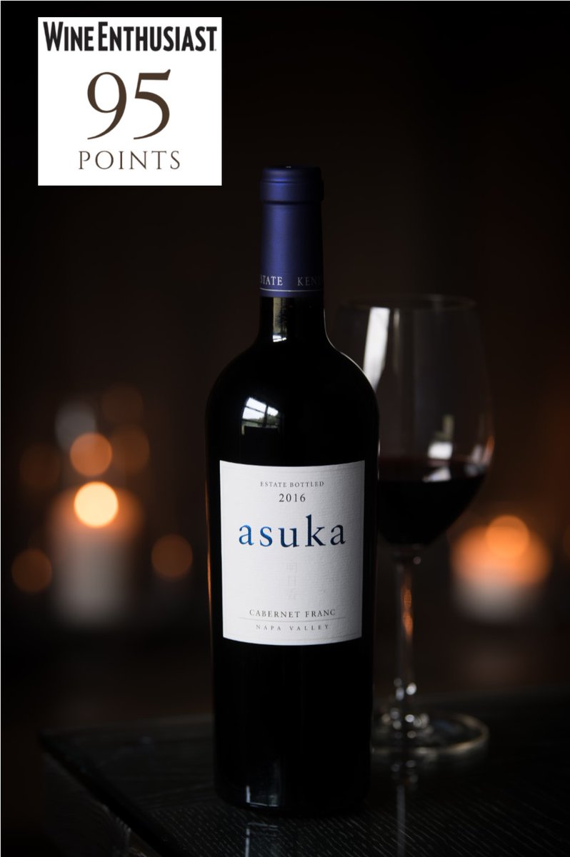 KenzoEstate's tweet photo. Thank you Wine Enthusiast & Virginie B for the hot scores & lovely reviews 95 pts Editors' Choice: asuka Cab Franc
#winelover #cabernetfranc #cellarselection #winegift #prestige #kenzo #redblend #vinolovers #pairswithturkey #asatsuyu #giftsets #luxurygift https://t.co/PvM1qO4sVe https://t.co/2SyEuRMyyc