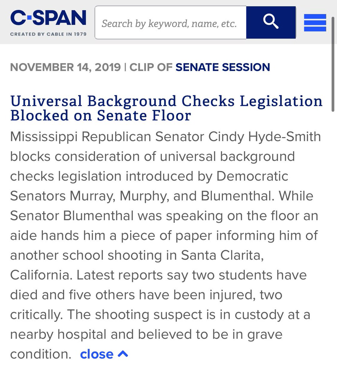 SocialWorkItOut's tweet image. People are LITERALLY DYING while the @SenateGOP sits on its hands!

Today a @GOP senator blocked consideration of #UniversalBackgroundChecks as @SenBlumenthal was informed of the #santaclaritashooting...

Had enough? Remember this when it's time to vote 🧡 @MomsDemand