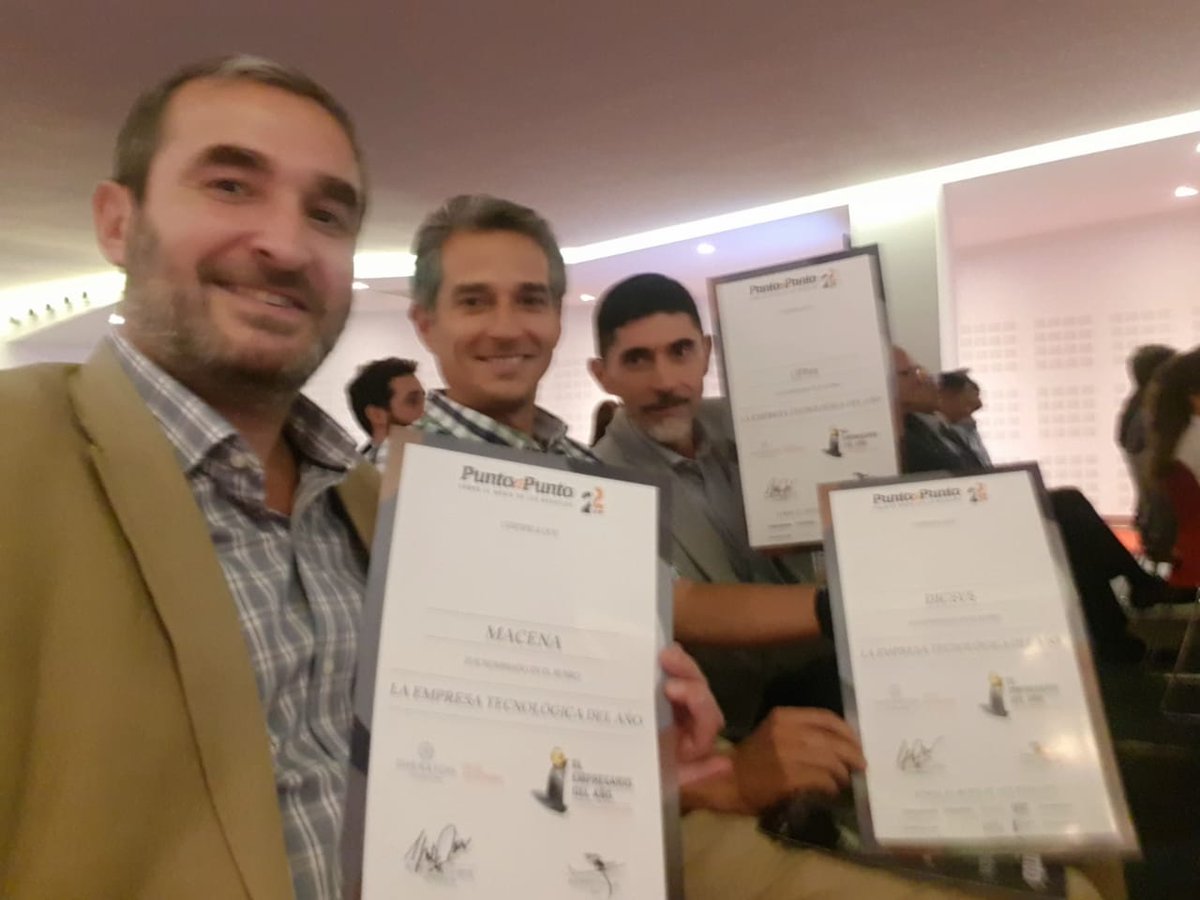 CordobaCluster's tweet photo. Felicitaciones a los #SociosCTC @Dicsys_SA @QPlusSoftware y #Macena por las nominaciones de @puntoapuntocba! https://t.co/X8VRkIBVr8