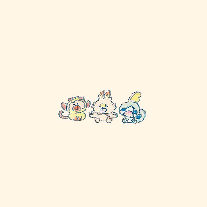 「ヒバニー ポケモン×ポケモン」の画像/イラスト/ファンアート(人気順)