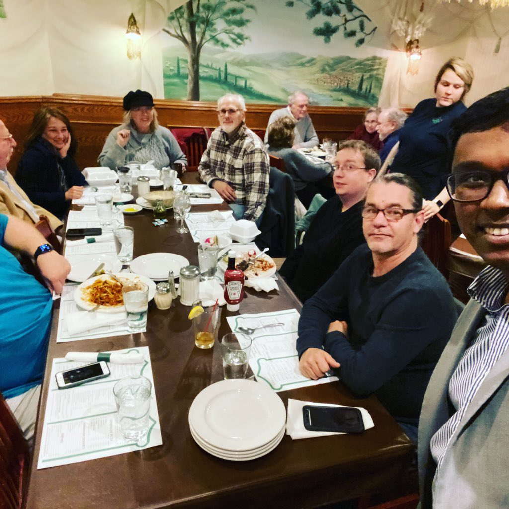 Vagish's tweet image. Awesome time hanging out with the #Toledo #WebDeveloper #GeekDinner #Meetup!