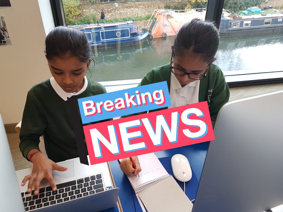 ElsleyPrimary's tweet photo. Year 6 have had a superb time over the last 2 days @GuardianEduCent. They have been learning how to be young journalists and write exciting and engaging headline reports.
#FutureReporters #Year6 @GuardianEdu @guardian https://t.co/wU2dv69D2Z