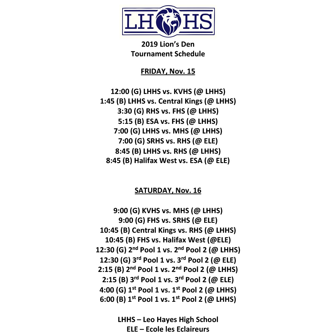 It's Lion's Den Weekend. Make plans to get out and support <a href="/LHHSVGBball/">Leo Hayes Varsity Girls Basketball</a> and <a href="/LhhsvbB/">LeoVarsityBoysBball</a>.

<a href="/athletics_lhhs/">LHHS ATHLETICS</a> 

#lionspride #feartheroar