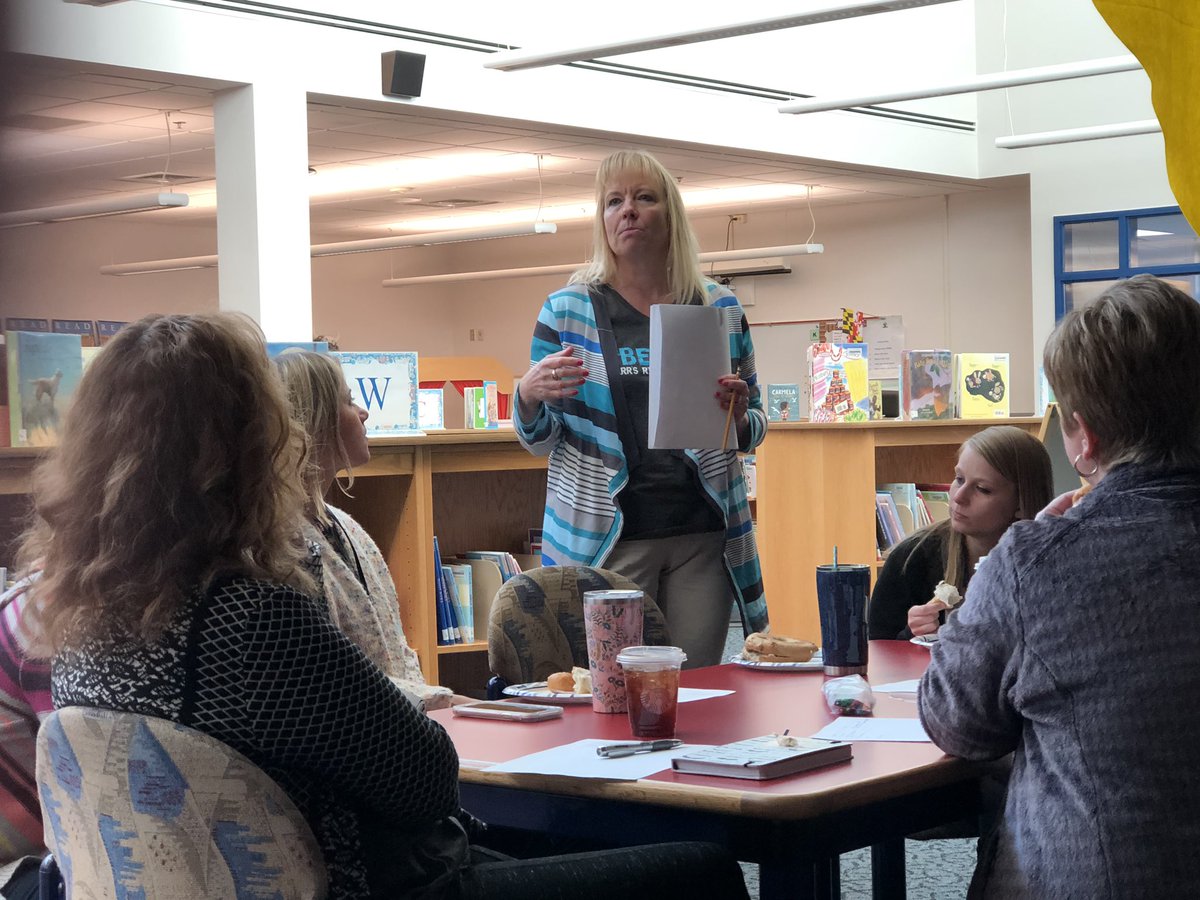 Green School Committee wrap Michaeline Vincent spoke to our staff about what can and can’t be recycled