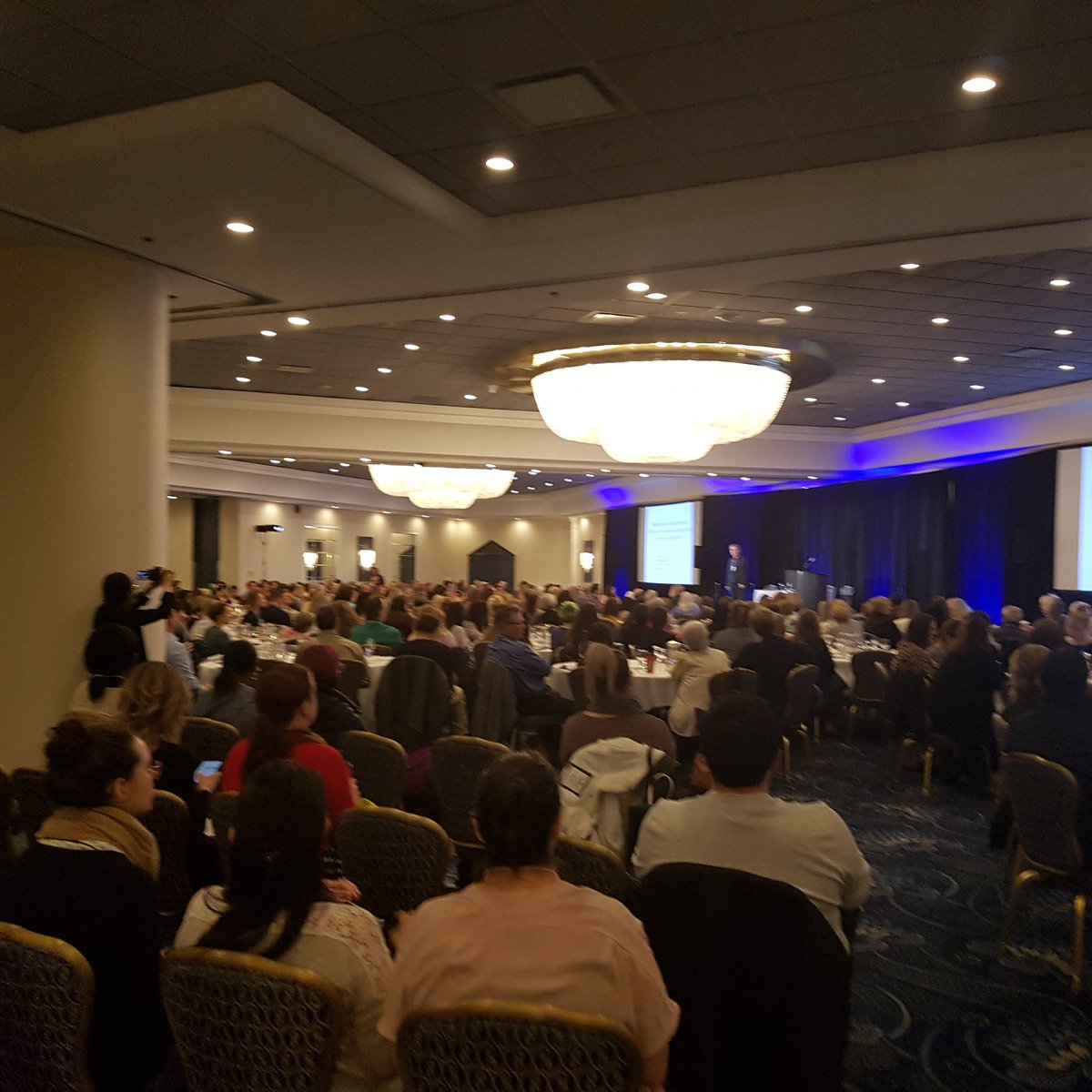 DVConference's tweet photo. Afternoon keynote with Tod Augusta Scott has started.
Topic: MASCULINITY, TRAUMA: A RESTORATIVE APPROACH TO MEN WHO PERPETRATE IPV
#dv2019
#dvconference2019 https://t.co/o27o0k0QUv