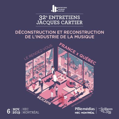 Ne manquez pas le passage du professeur et collaborateur du Pôle médias, <a href="/olinaddantas/">Danilo Dantas</a> à l'émission de radio Aux Quotidiens <a href="/canal_m/">Canal M</a> demain à 11 h 40! Il parlera des sujets abordés lors de la conférence de la semaine dernière sur l'industrie de la #musique #EJC2019