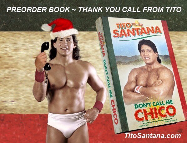KennyCasanova's tweet photo. PLEASE SHARE! Preorder your book now in time for Christmas ...and get a personal thank you call from Santana Claus (Tito)!   Arriba!    https://t.co/M0v32Kf7K7 https://t.co/fKJpA9LmNv