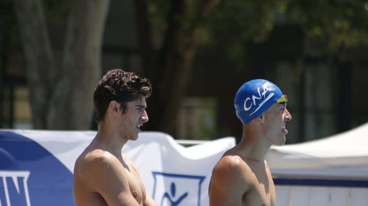 #CtoEspañap25 relevo 4x200 libre masculino integrado por: <a href="/JaviChacon_99/">Javi Chacon Mateos</a> <a href="/LopezCondee/">Álvaro López Conde</a> #AlejandroRueda y <a href="/juampamarin/">Juampa Marín</a> con un tiempo de 7,19.15 han sido Sextos y han establecido un NUEVO RÉCORD ANDALUZ ABSOLUTO💪👏👏