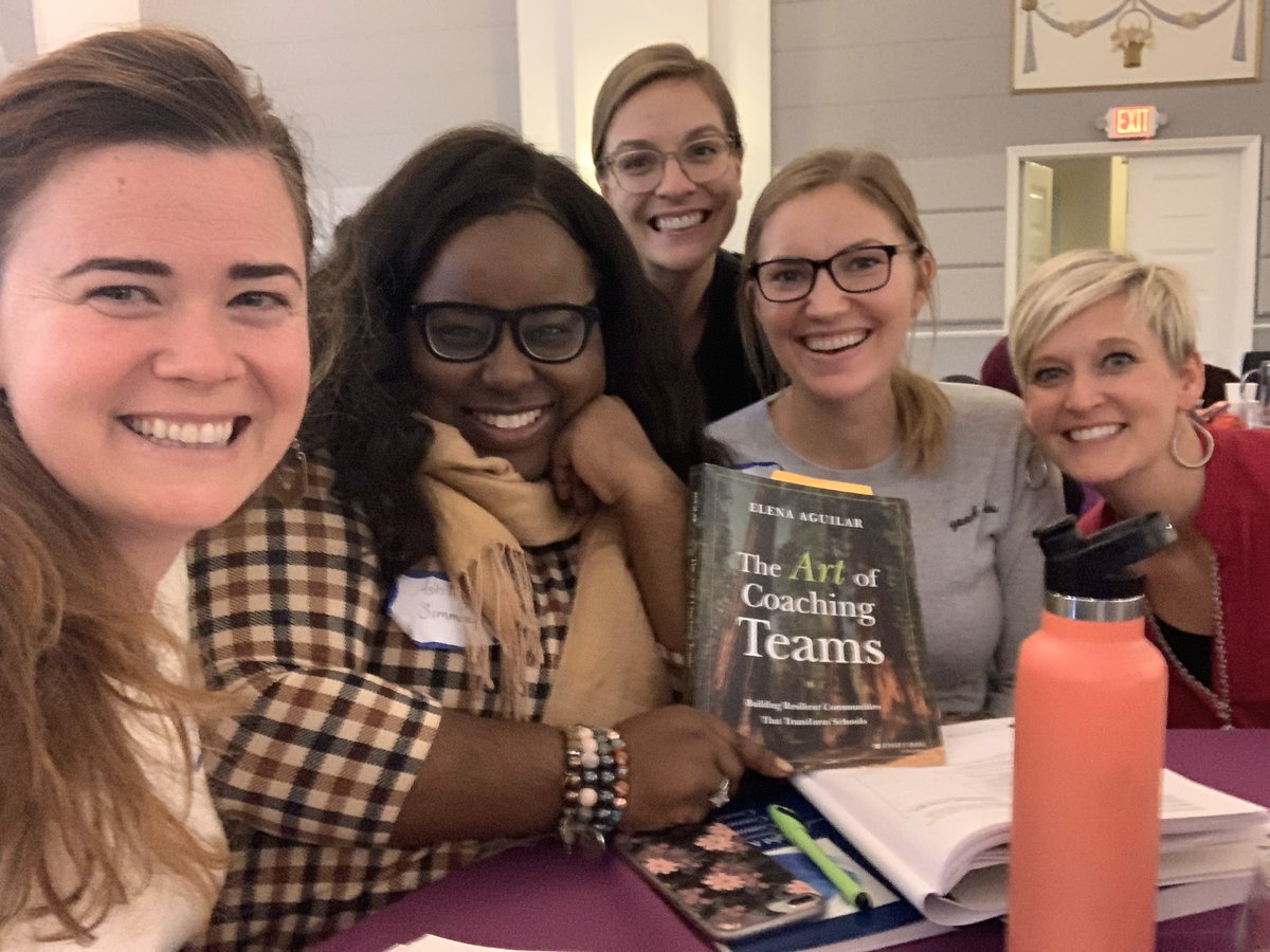 Working, learning, and understanding team dynamics with <a href="/brightmorningtm/">Elena Aguilar</a> and these dynamic coaches today!