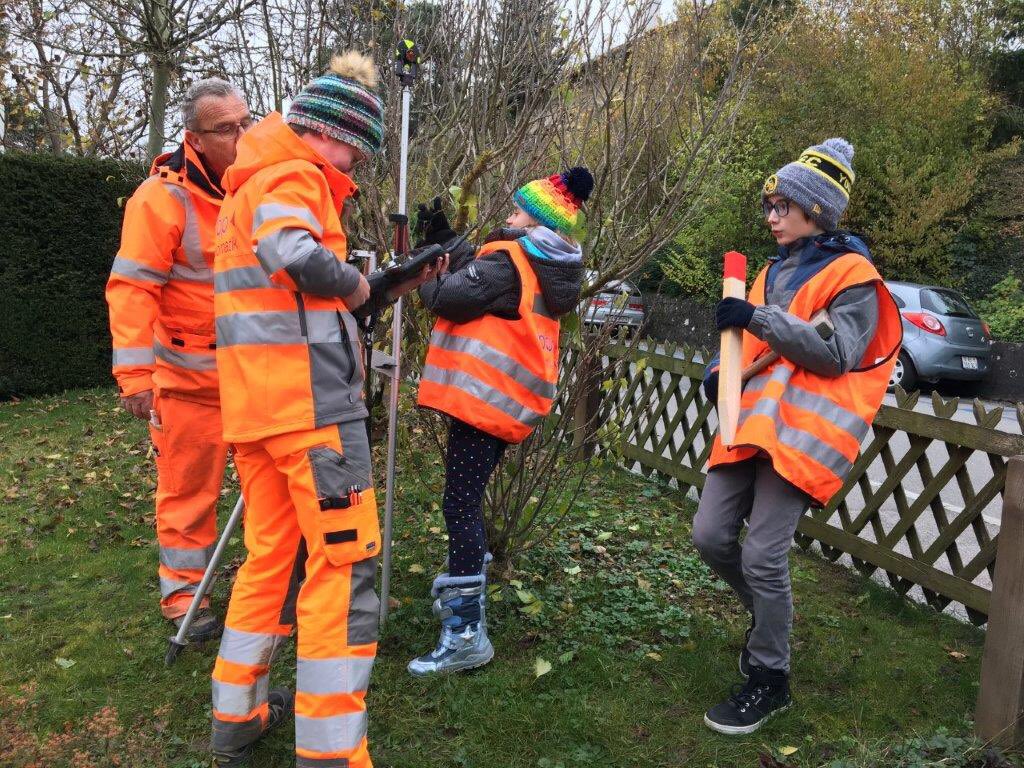 #Zukunftstag bei #topofgeomatics ... alle packen auch bei tiefen Temperaturen an