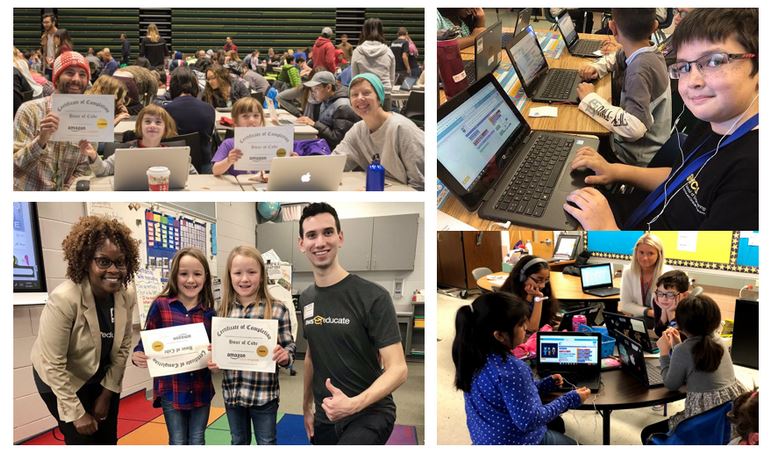 AWS_Edu's tweet image. Coming this December: the @codeorg Hour of Code. The annual event held during Computer Science Week gives thousands of K12 students a 1-hour intro to computer science &amp;amp; programming. Learn how to join.  amzn.to/2qNSq2C