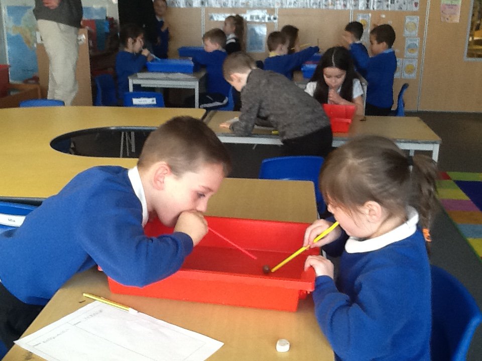 MrFuentesNMPS's tweet photo. Trying to balance two pushing #forces is not an easy game - playing table football @NiddrieMillPS ⚽️#science #PushAndPull https://t.co/PDscFL6Aub