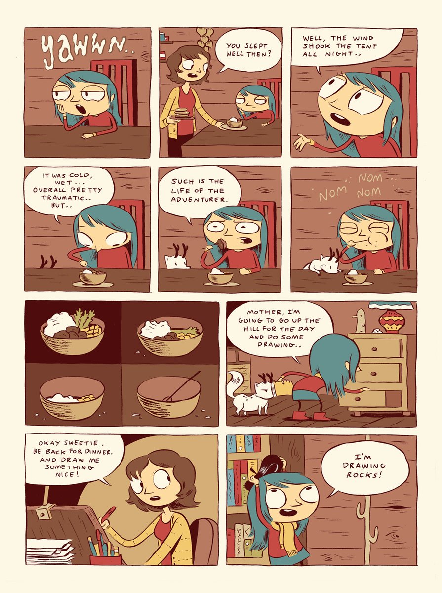 3. HILDA AND THE TROLL (and all subsequent Hilda books tbqh) @thatlukeperson has made a truly miraculous thing with the Hilda books.Incredibly endearing all-ages reads that feel like a perfect blend between Gravity Falls and Calvin and Hobbes.