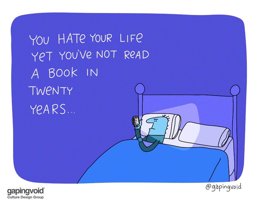 osol's tweet photo. Genial tekst i går fra @gapingvoid - om hvor travle vi er. https://t.co/sDbO0MTJh5
