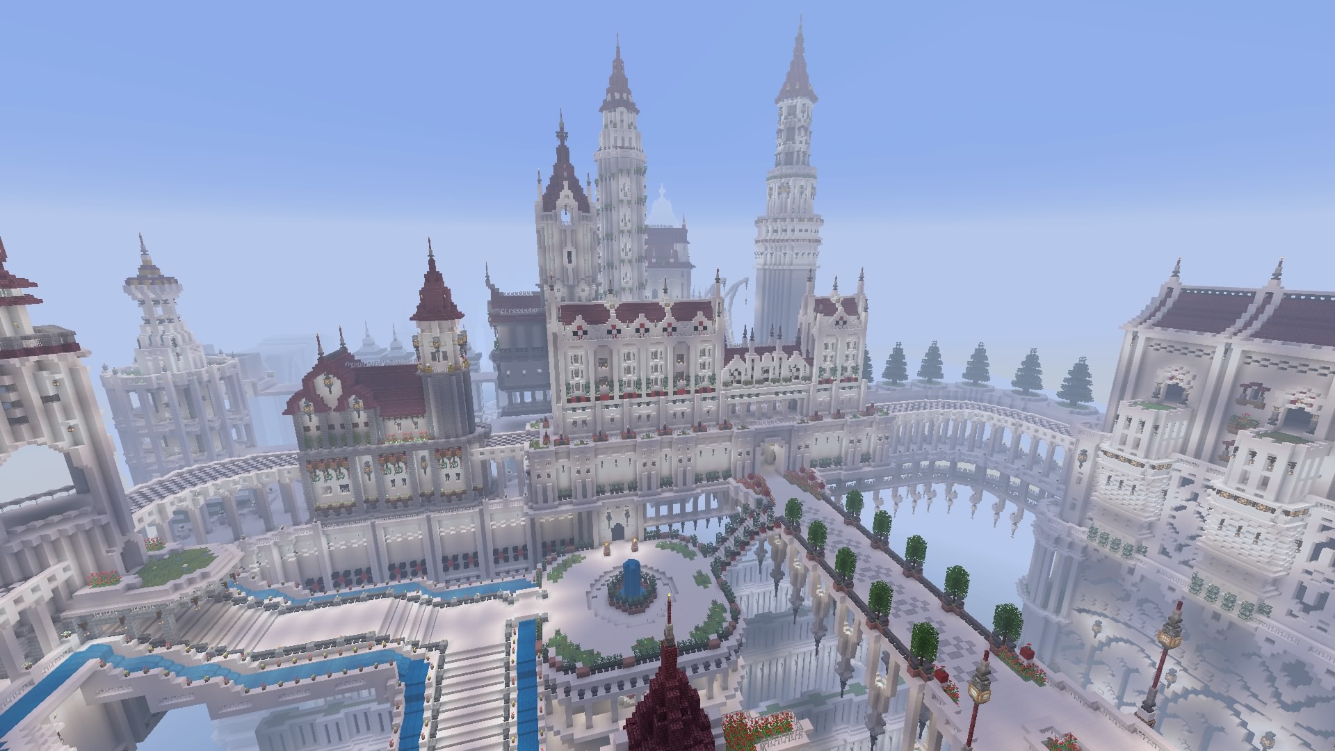 ゲームヤハギ Minecraft マインクラフト マイクラ Minecraftお城建築対決 完成です お城建築は初めてですしこういったイベント参加も初めてなのでお誘いを頂いた時は緊張しましたがめっちゃ頑張りました T Co 6c41lgsbxa Twitter