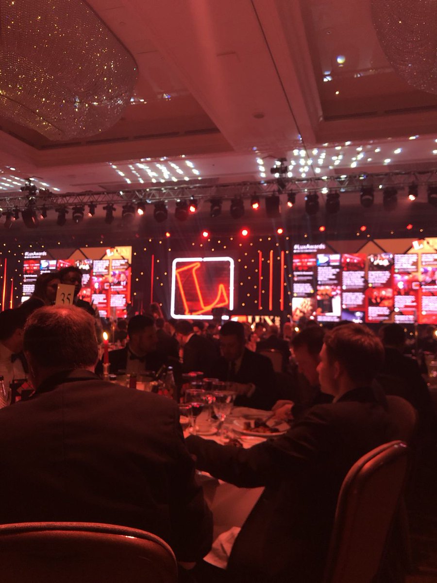 What an incredible evening so far at the Lux Awards. The anticipation is building to celebrate the best in the industry. Good luck to all the nominees and have a wonderful evening! #luxawards #celebration #best #luxlive