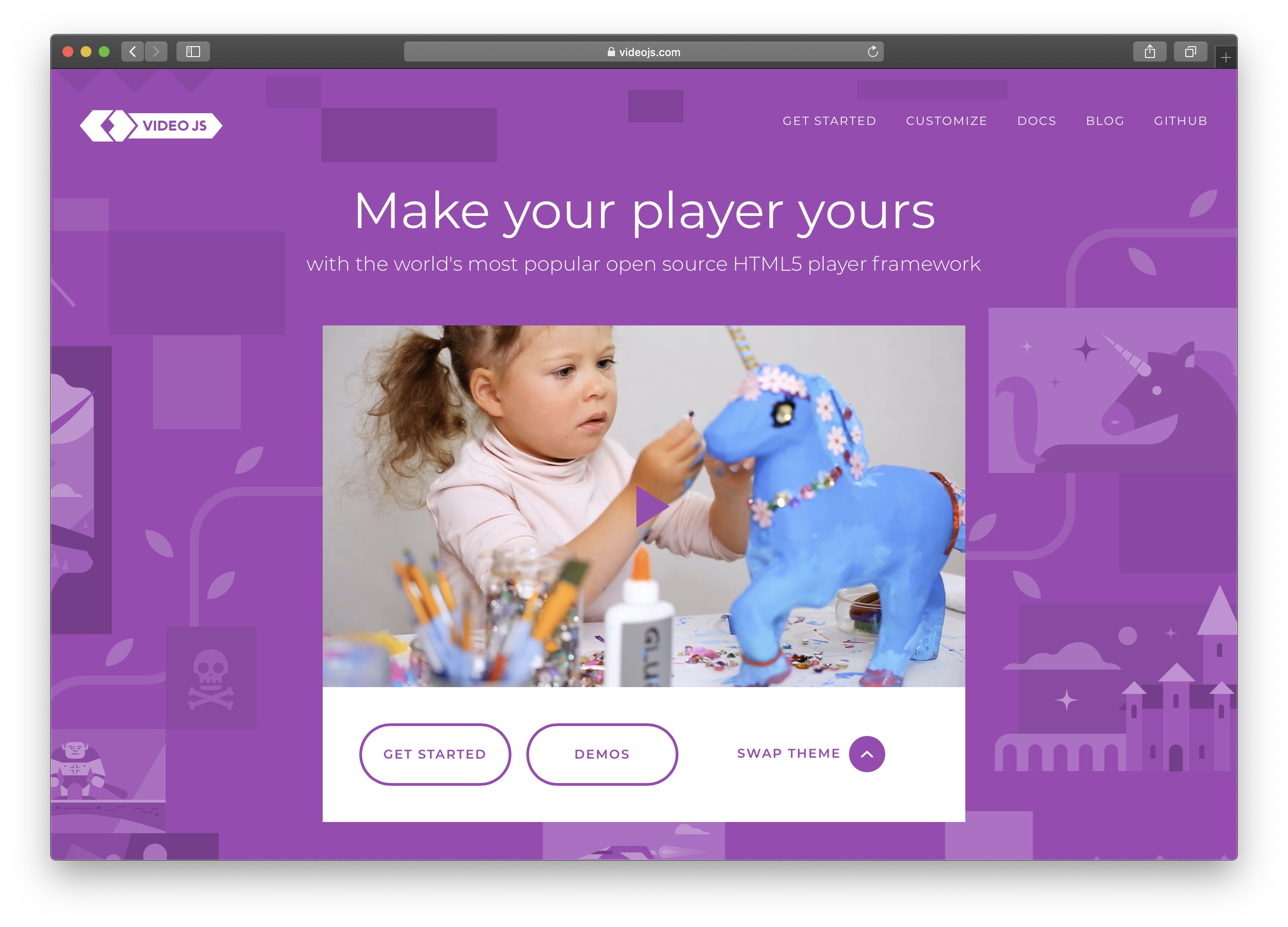 Video.js (videojs) / Twitter