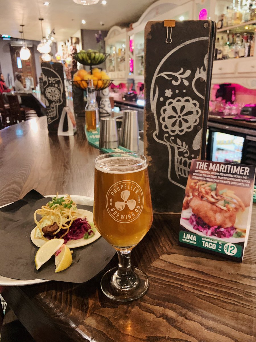 It’s taco week and we are excited to taco bout the beer we made for our friends <a href="/AntojoTacos/">ANTOJO Tacos+Tequila</a>. 🌮 This blonde lager is light, crisp and refreshing with fresh additions of tangy lemon and lime zest. Salud! 🎉