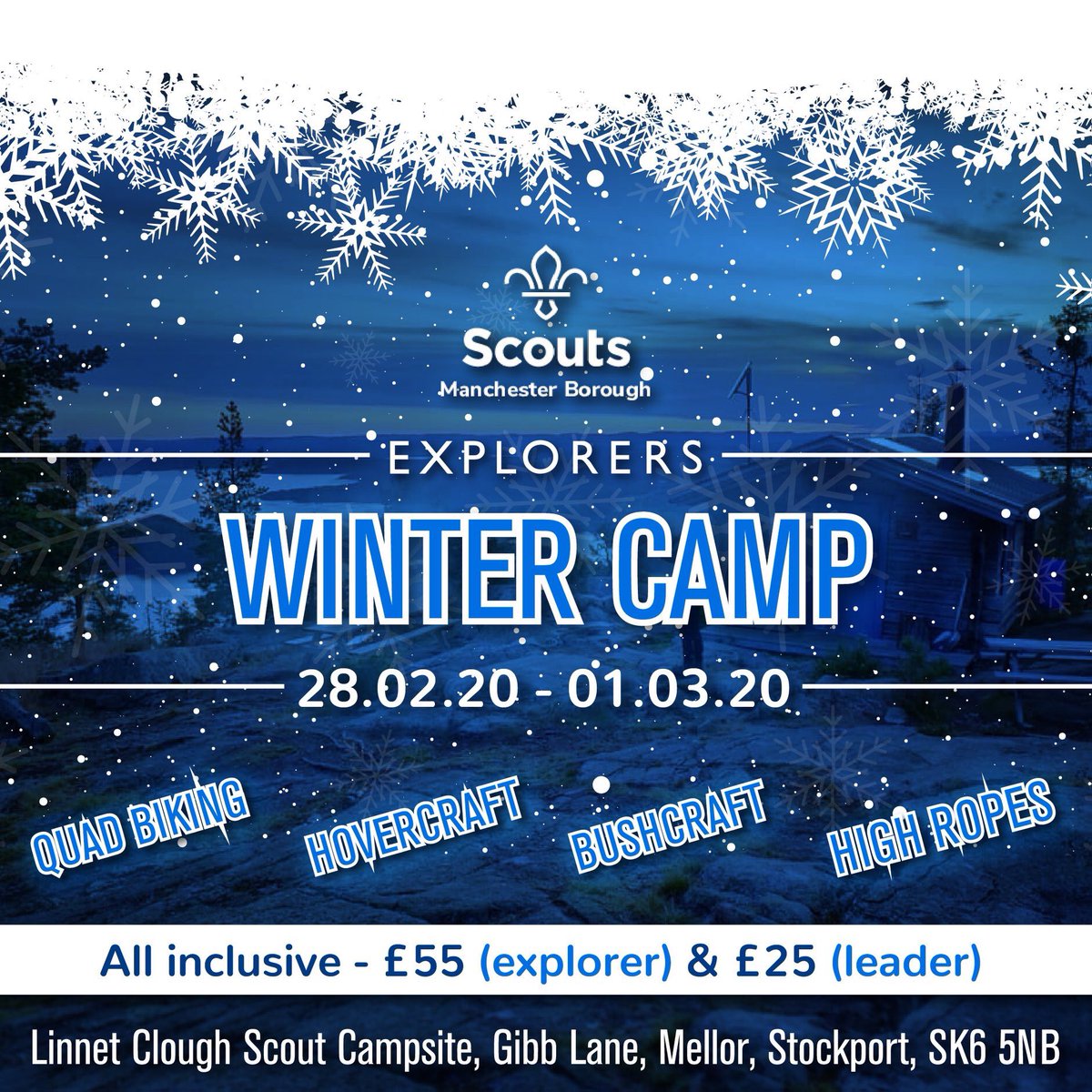 Will we see you at Winter Camp 2020? Booking is now open ⛺️