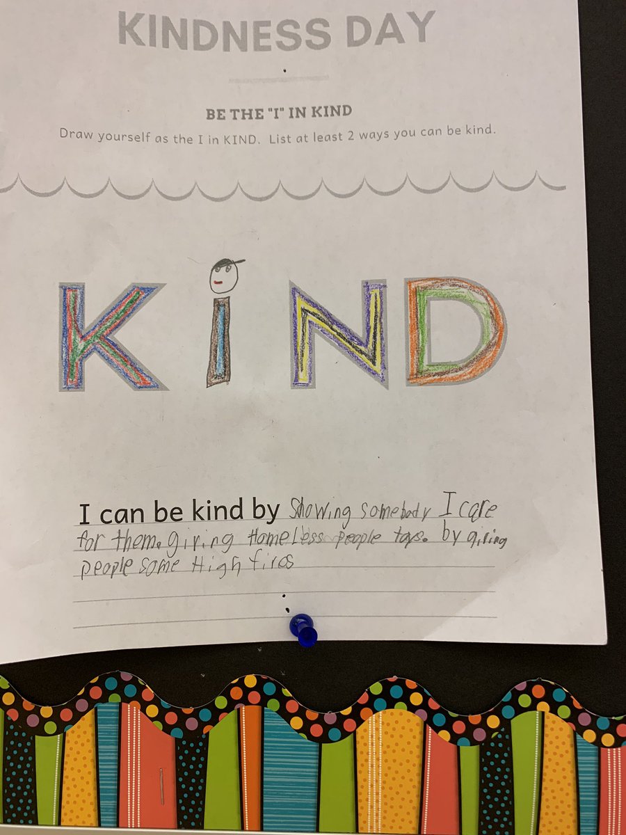 amandakpac's tweet photo. Didn’t get a chance to post these yesterday but we celebrated #WorldKindnessDay by thinking of different ways we can be kind in and out of the classroom! https://t.co/8cvWPS5soF