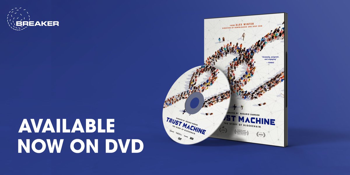 Trust_Machine's tweet image. Excited for the iTunes and on demand release tomorrow? Us too. Over the streaming wars? We get it. You can also buy it now on DVD at Amazon and other online retailers: bit.ly/TrustMachineDVD @Winter @WeAreBreaker @futurism