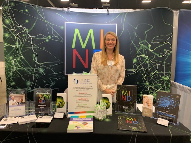 TheMINDCenter's tweet photo. The MIND Center is proud to be exhibiting at the 2019 @geronsociety Annual Scientific Meeting in Austin, Texas this week. #gsa2019 #gerontological #themindcenter https://t.co/TmJDw4QzbX