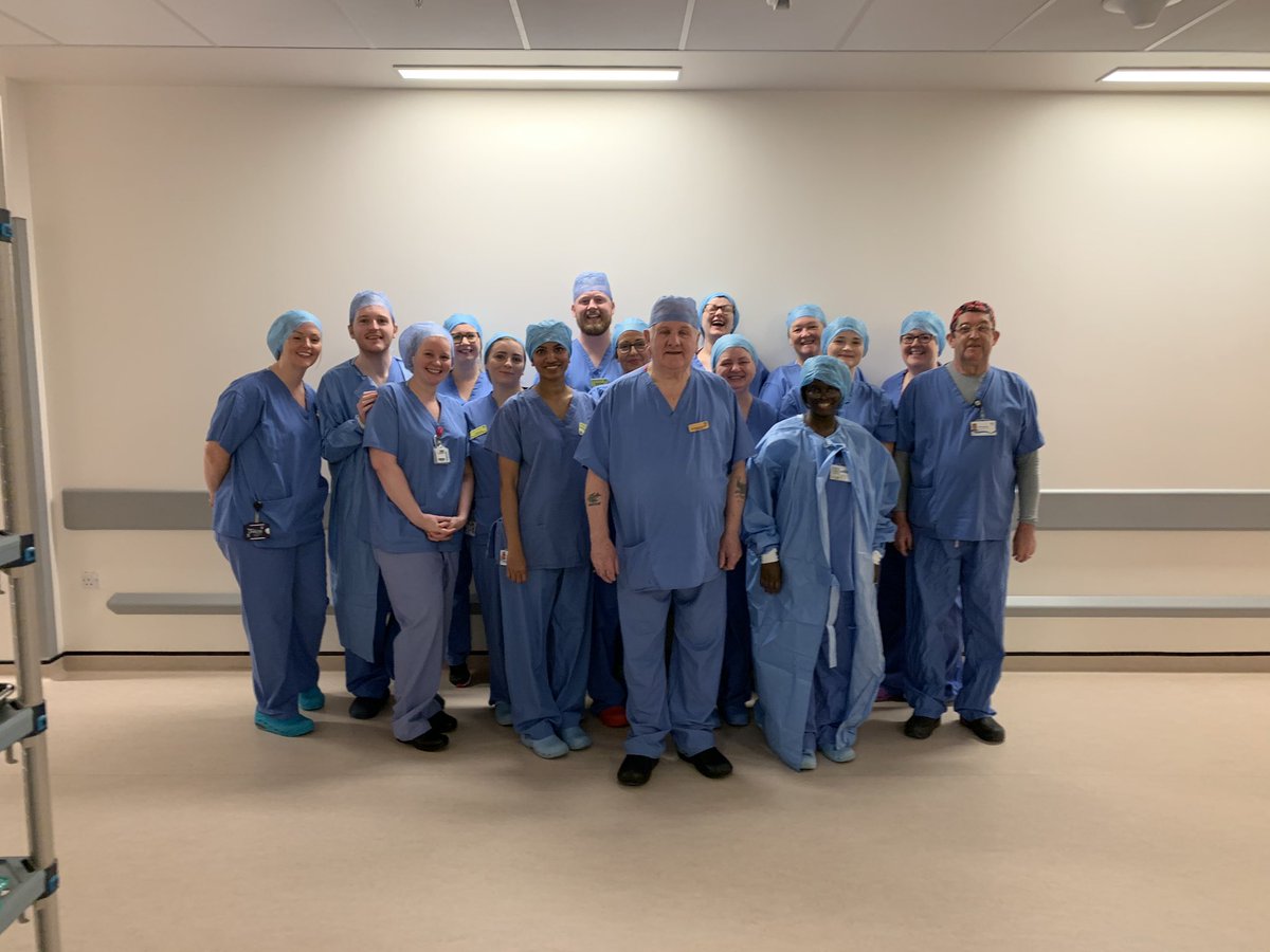 Celebrating this weeks renal/urology theatres team member of the week, the legendary Brian! Oldest team member and full of pearls of wisdom! Well deserved 🌟 <a href="/NHSGGC/">NHS Greater Glasgow and Clyde</a>