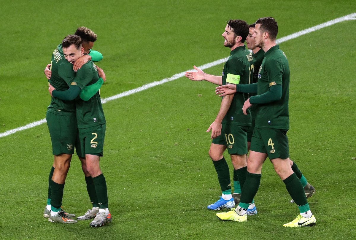 Job done!Derrick Williams, Sean Maguire and Callum Robinson all score as the Republic of Ireland beat New Zealand 3-1 in Dublin.Now all eyes are on Denmark👀#IREvNZL