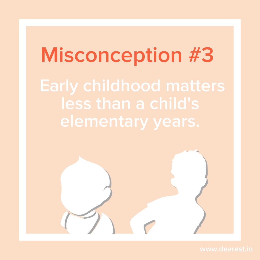 Dearest_Team's tweet image. Early childhood myths revealed! Learn more about 3 common misconceptions of early childhood and the science that debunks them here: bit.ly/2PzW12
