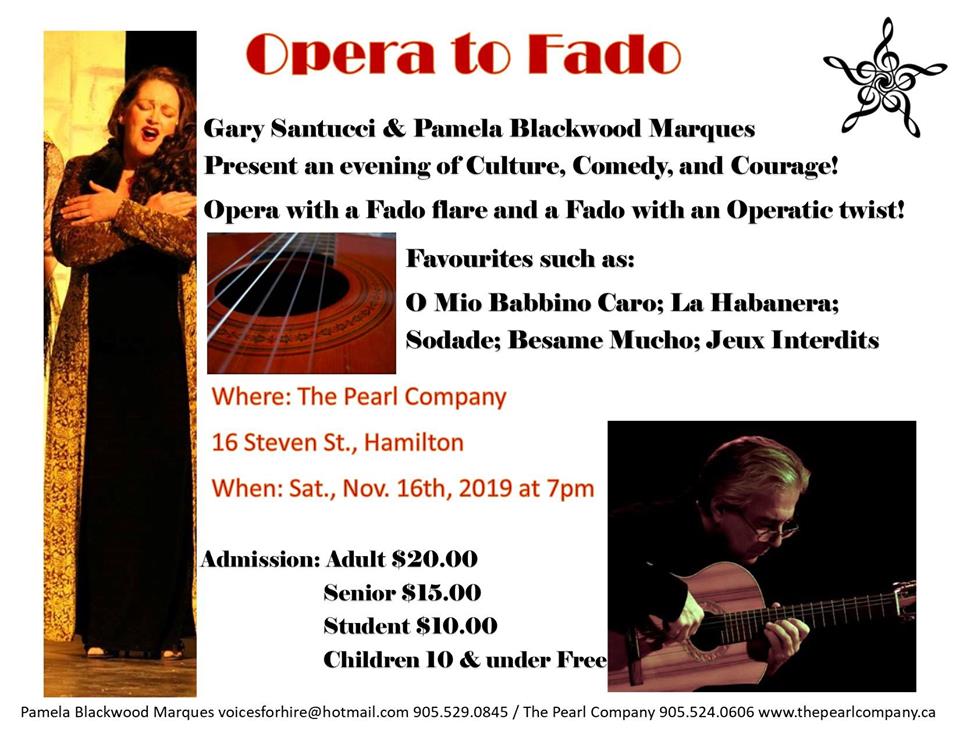 Kennedy Road / Pamela Blackwood: Fri: Dala's Sheila Carabine and Brian MacMillan blend voices and an electric onstage chemistry. Sat: Pamela sings opera with fado flair and fado with an operatic twist. - mailchi.mp/thepearlcompan…