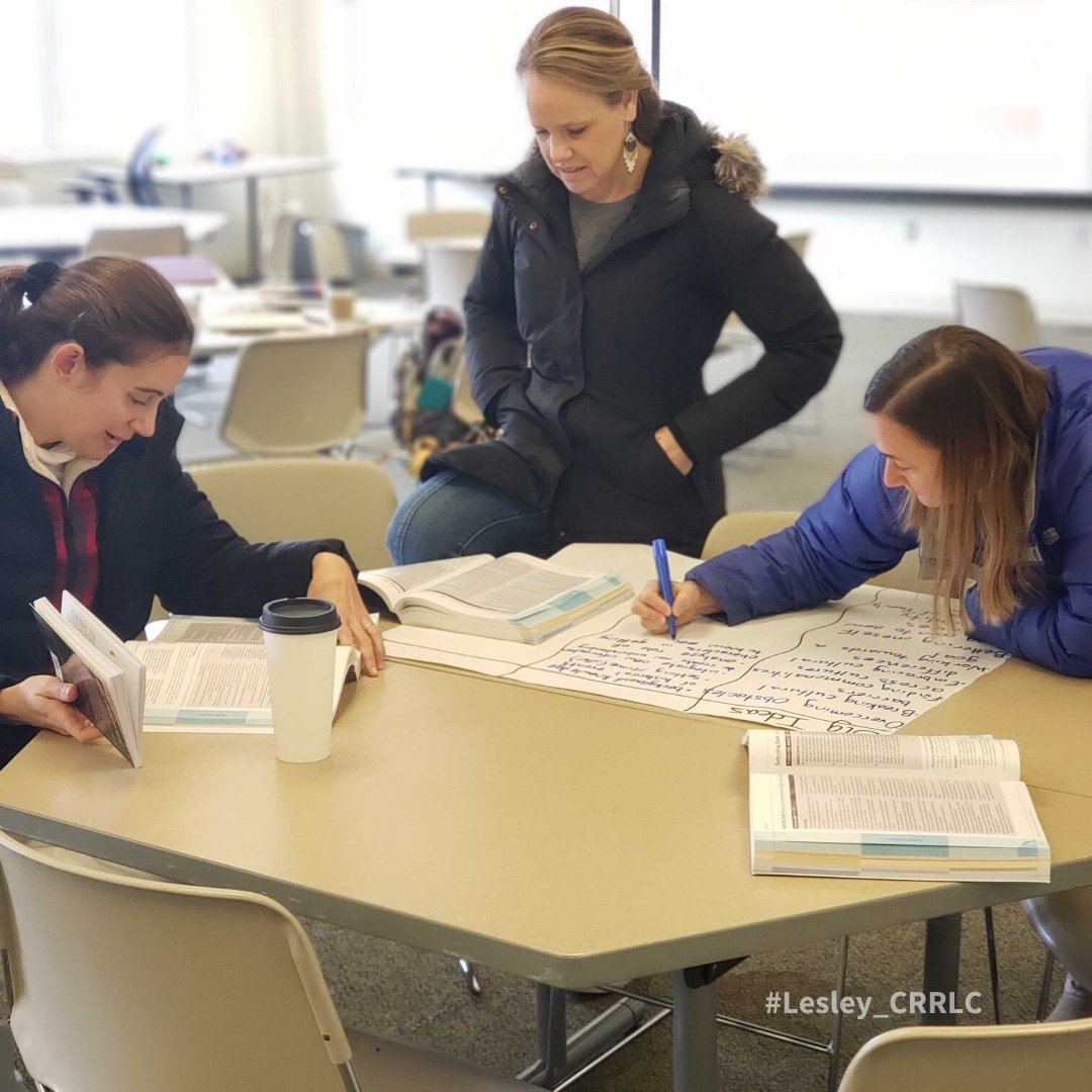 CTRLIT_Teaching's tweet image. Brrr! It might be chilly, but the cold isn&apos;t stopping #LeveledLiteracyIntervention (grades 3-12) from happening! This group is back for their second half of training. Here they are charting about novel study lessons. #Lesley_CRRLC