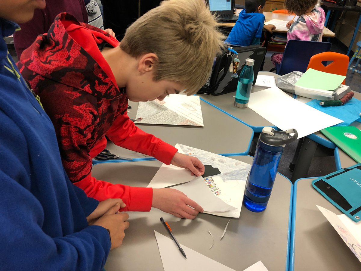 Project work in language arts! Students have been working so hard. 😊 @EHGreeneSchool