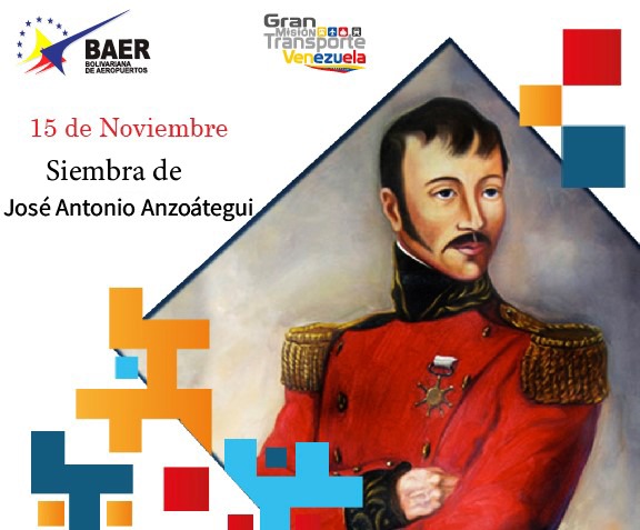 #TalDíaComoHoy | #15Nov Han transcurrido 200 años de la siembra del prócer venezolano, José Antonio Anzoátegui, jefe de la Guardia de Honor del Libertador Simón Bolívar, y uno de los oficiales más jóvenes de la gesta independentista ¡@BAERVenezuela conmemora su proeza histórica!