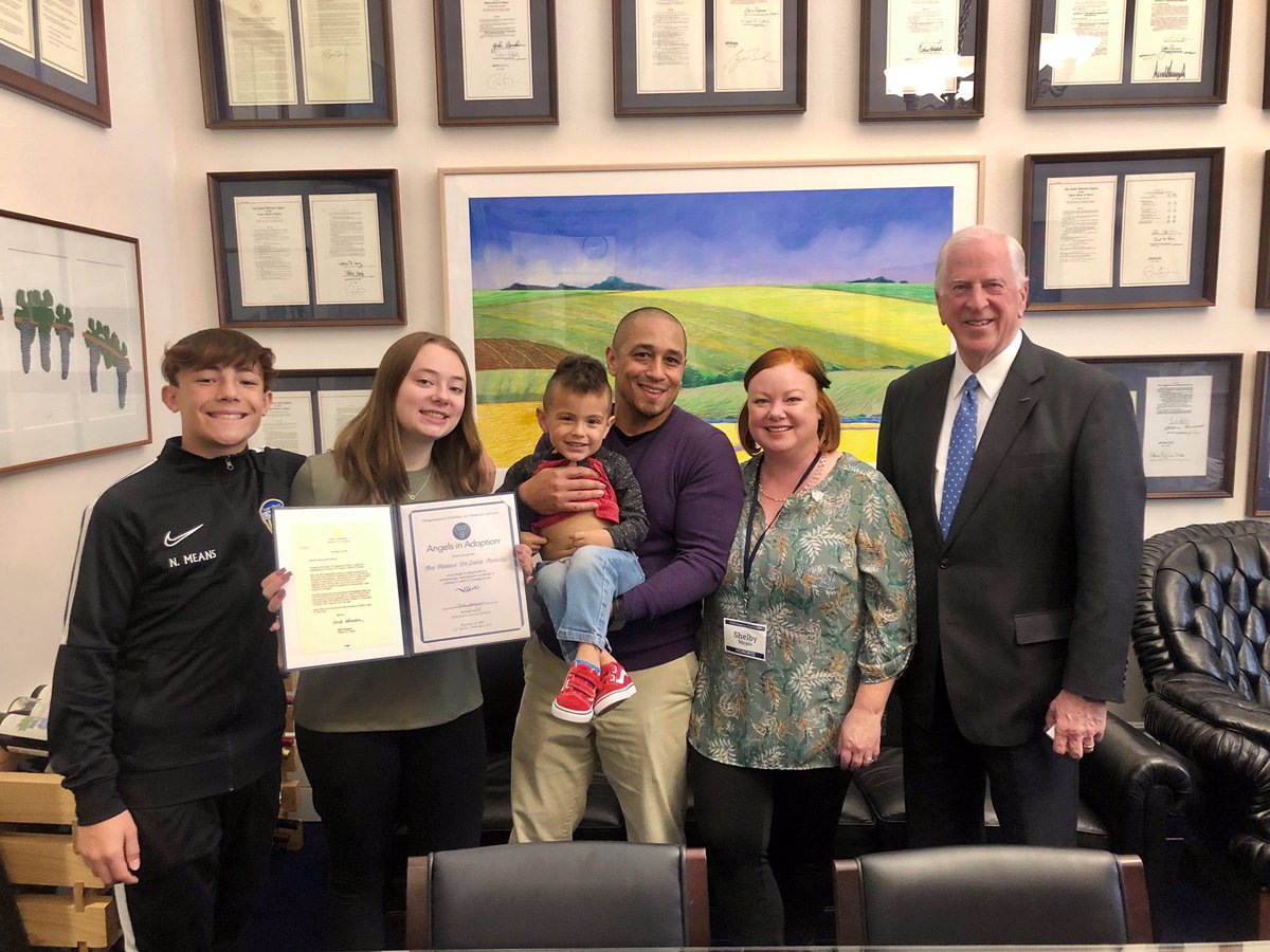 RepThompson's tweet photo. Join me in congratulating Shelby and Chad on this exciting honor #AdoptionAngels #Angels2019! https://t.co/51h5NzYH0D
