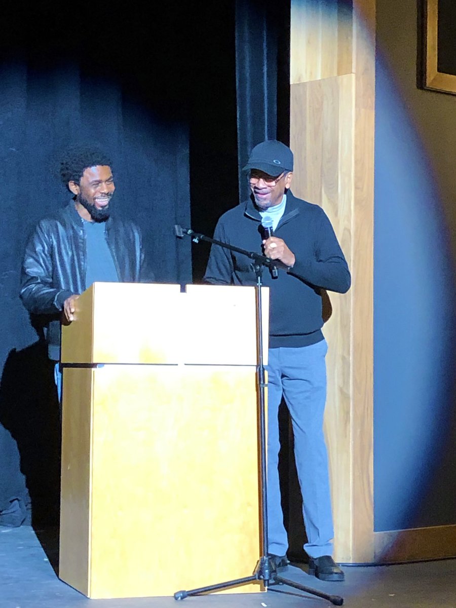 Norfolkstate's tweet photo. A different kind of movie experience. 🎥🍿 Filmmaker Joel Kachi Benson and NSU alumnus Tim Reid visited Norfolk State University today for a special screening of the documentary "Daughters of Chibok." #vr360stories #daughtersofchibok #nigeria #chibokgirls #norfolkstatealumni https://t.co/3DO2QiJVRE