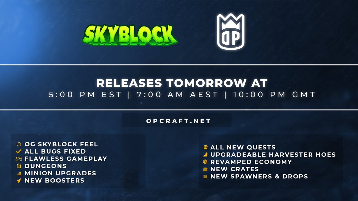 OPCraft tweet media