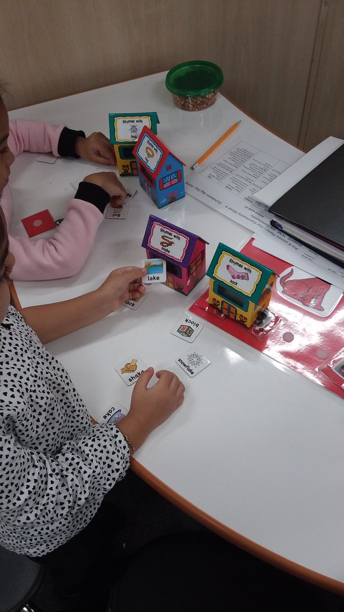 Debbie21390867's tweet photo. We worked hard with rhyming, writing during learning about living and nonliving and then explored building with blocks and magnets. I'm so proud of them being able to copy the words. https://t.co/55llQlRfqw