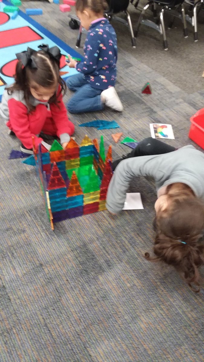 Debbie21390867's tweet photo. We worked hard with rhyming, writing during learning about living and nonliving and then explored building with blocks and magnets. I'm so proud of them being able to copy the words. https://t.co/55llQlRfqw