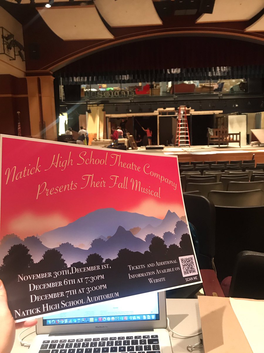 Natick High Theatre Company presents “Bright Star”! Our crew is here late building the set. Check out this spectacular show premiering in just over 2 weeks. Make sure to buy your tickets now! brownpapertickets.com/event/4367704