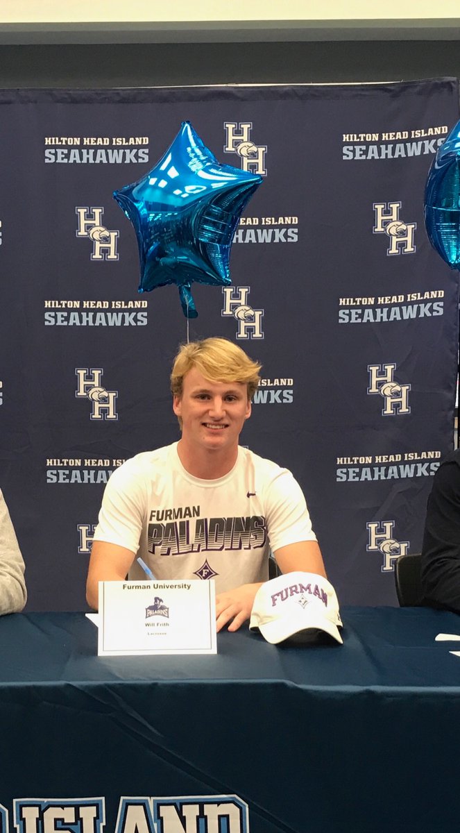 William Frith, Hilton Head HS &amp; Looney’s, signing his LOI to <a href="/FURMANMLAX/">Furman Lacrosse</a> !