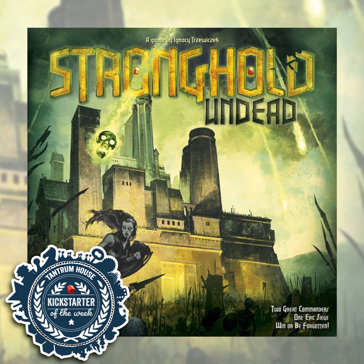 Tantrum_House's tweet photo. Our #kickstarteroftheweek is Stronghold: Undead by @StrongholdGames. Check out their #kickstarter now! #bgg #boardgames #boardgame #boardgamer #boardgamesofinstagram #boardgameart #gamenight #game #tabletop #tabletopgame #tabletopgames #backer  #castle #siege https://t.co/u7cMtsF83F