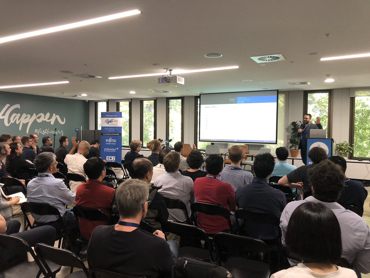 Rajnibaliyan's tweet photo. PGDU is ON !!!! Started full house with Stephen Frost’s talk.                       Stay tuned !!! @PGDownUnder @net_snow @sydney https://t.co/XneCAjqdA9