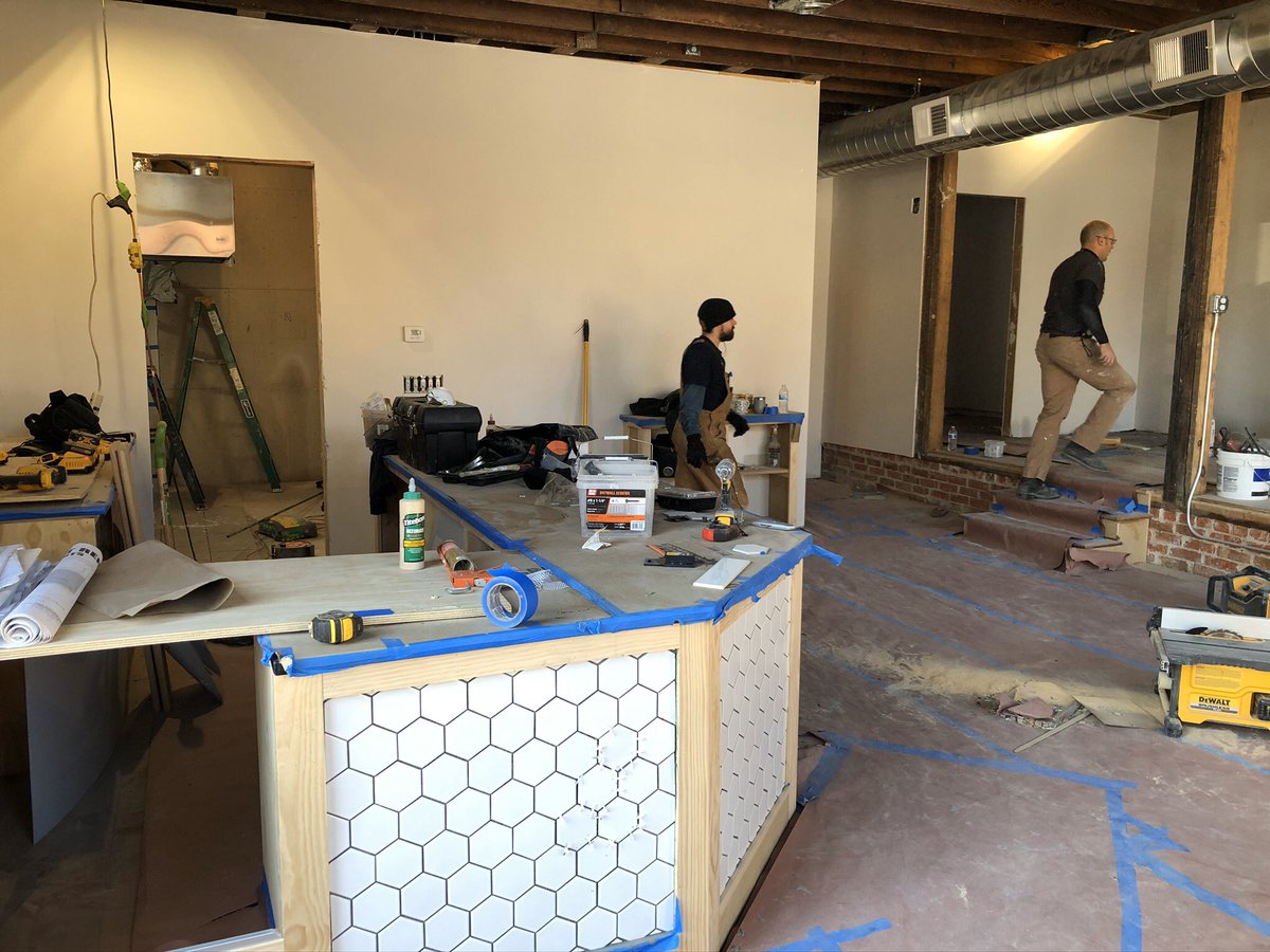 Splitlog Coffee Co. continues to work on their new location in Pendleton Heights! Update on the coffee shop will be in next week’s issue (in print and online Wednesday) of the Northeast News! 

Side note: guess who is doing the renovations? Emerging Builders! 

<a href="/SplitlogCC/">Splitlog Coffee Co.</a> <a href="/PH_KC/">PH_KC</a>