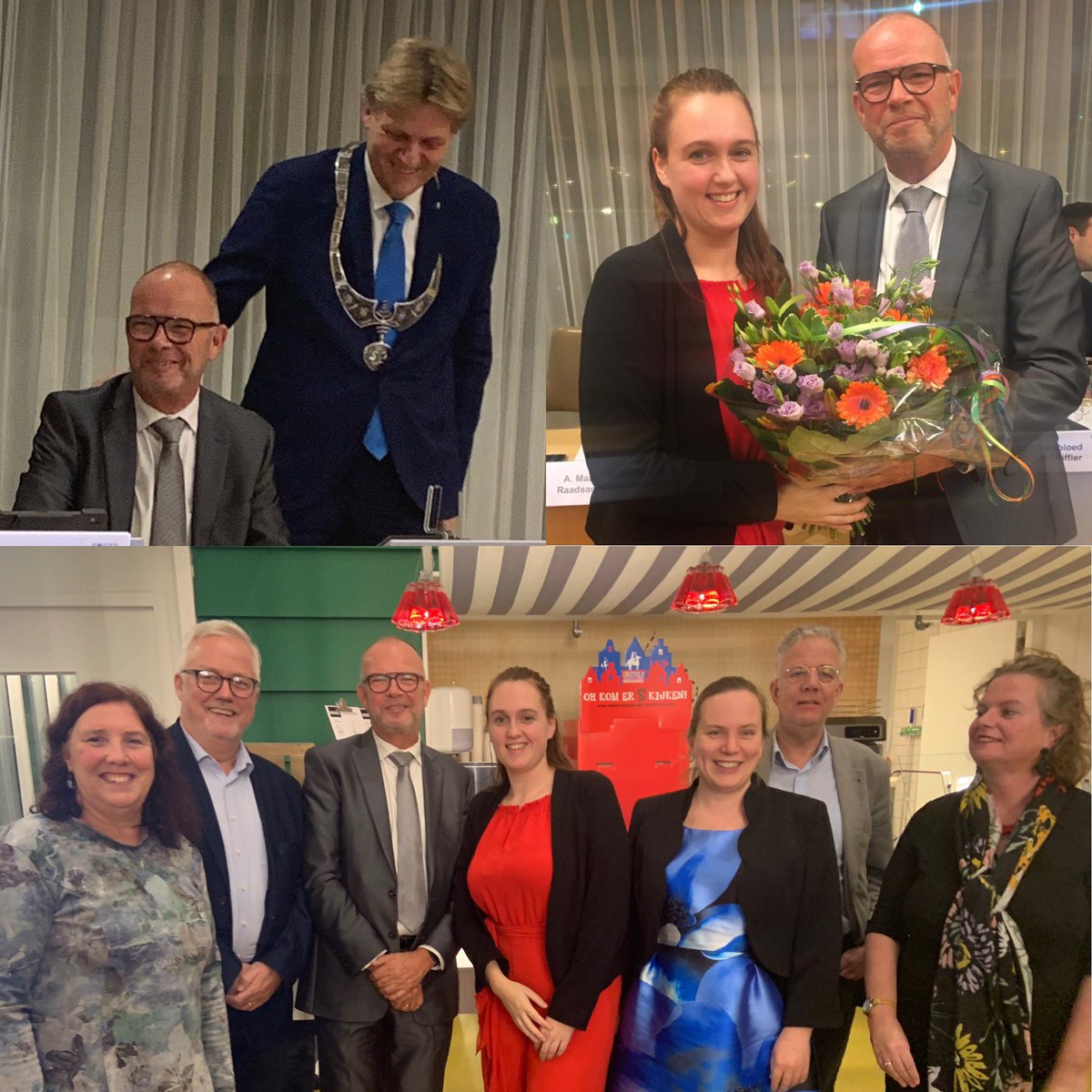 Zojuist is Hans Krieger @twithouder benoemd als wethouder voor de VVD. Wij kijken uit naar een mooie samenwerking!