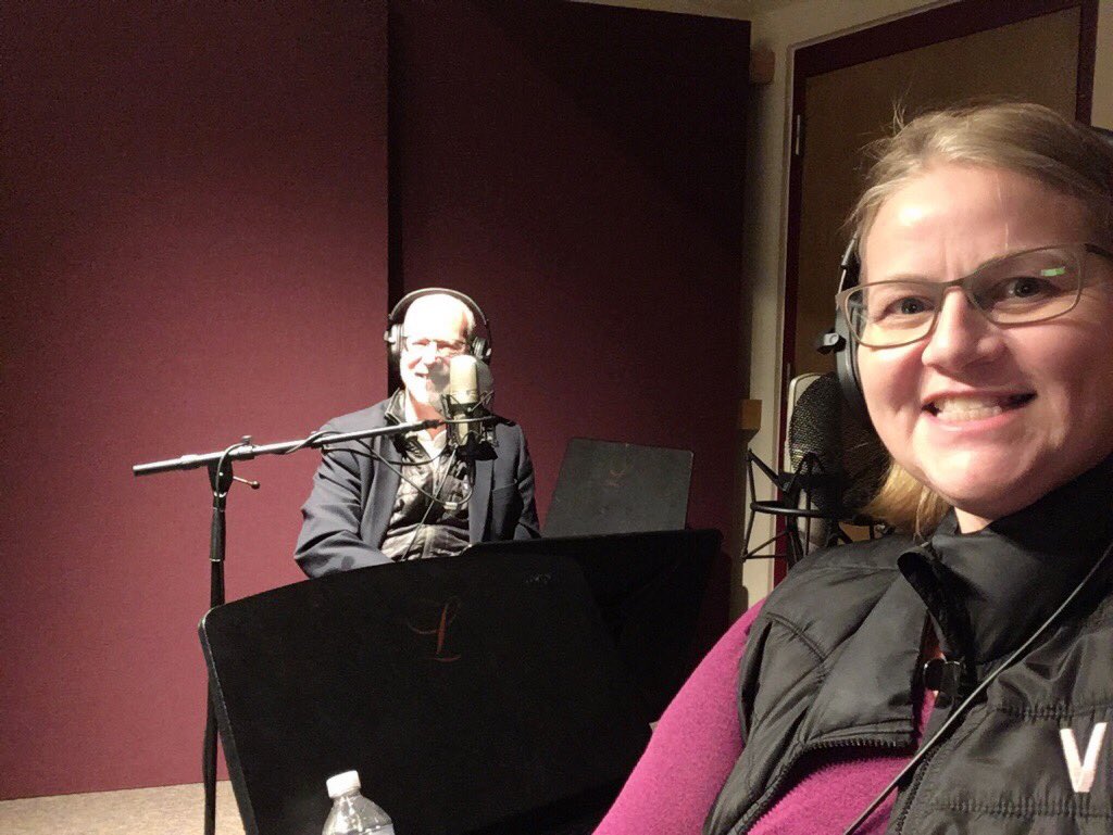 Podcasting fun w/ @jholston of @RitchieSchool @UofDenver on #CSforALL #WomeninTech // Episode 1 coming soon....