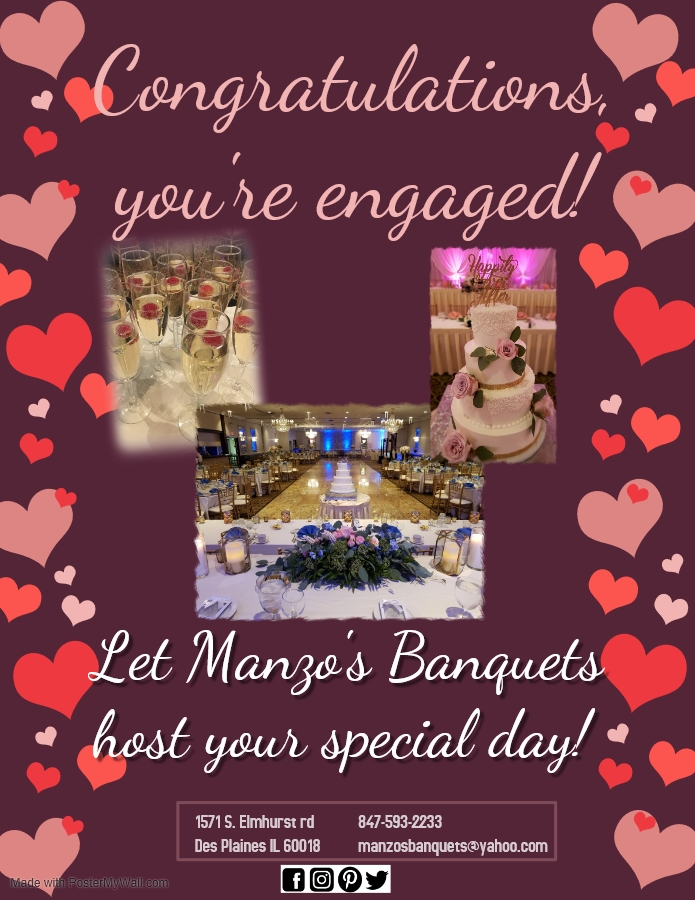 ManzosBanquets's tweet photo. Let us help plan your special day! #ManzosBanquets https://t.co/xynuXwgmxV