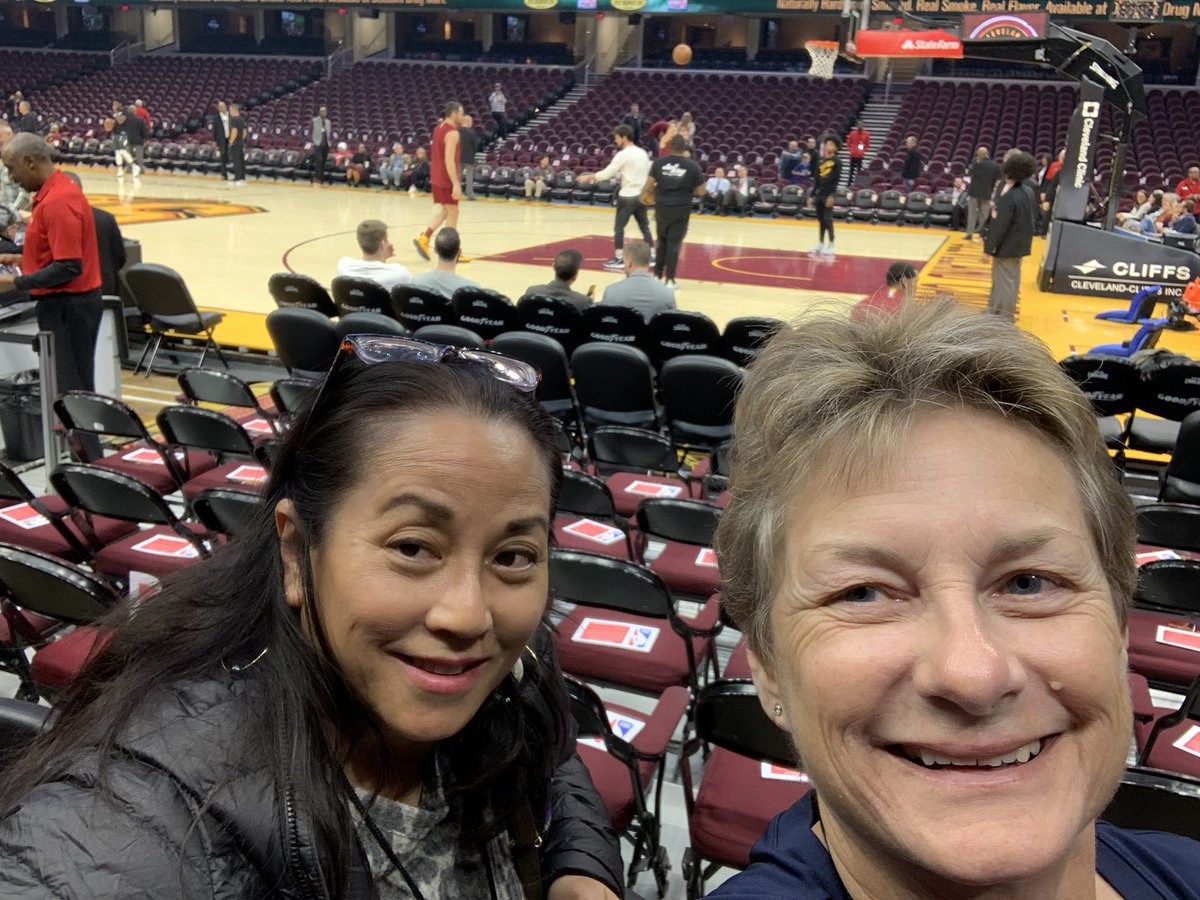 MICTDukes's tweet photo. First Pro Basketball Game for Lorrie, all the way from Honolulu, Hawai’i. https://t.co/t6whiEHefA