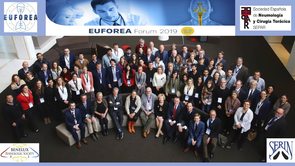 euforea's tweet photo. A great group of smiles from enthused and euphoric participants at the EUFOREA Forum 2019 in Sitges! The future in respiratory care guaranteed!! Warm thanks to all of our participants #EUFOREA #EUFOREAForum https://t.co/FgBaR8L1wR
