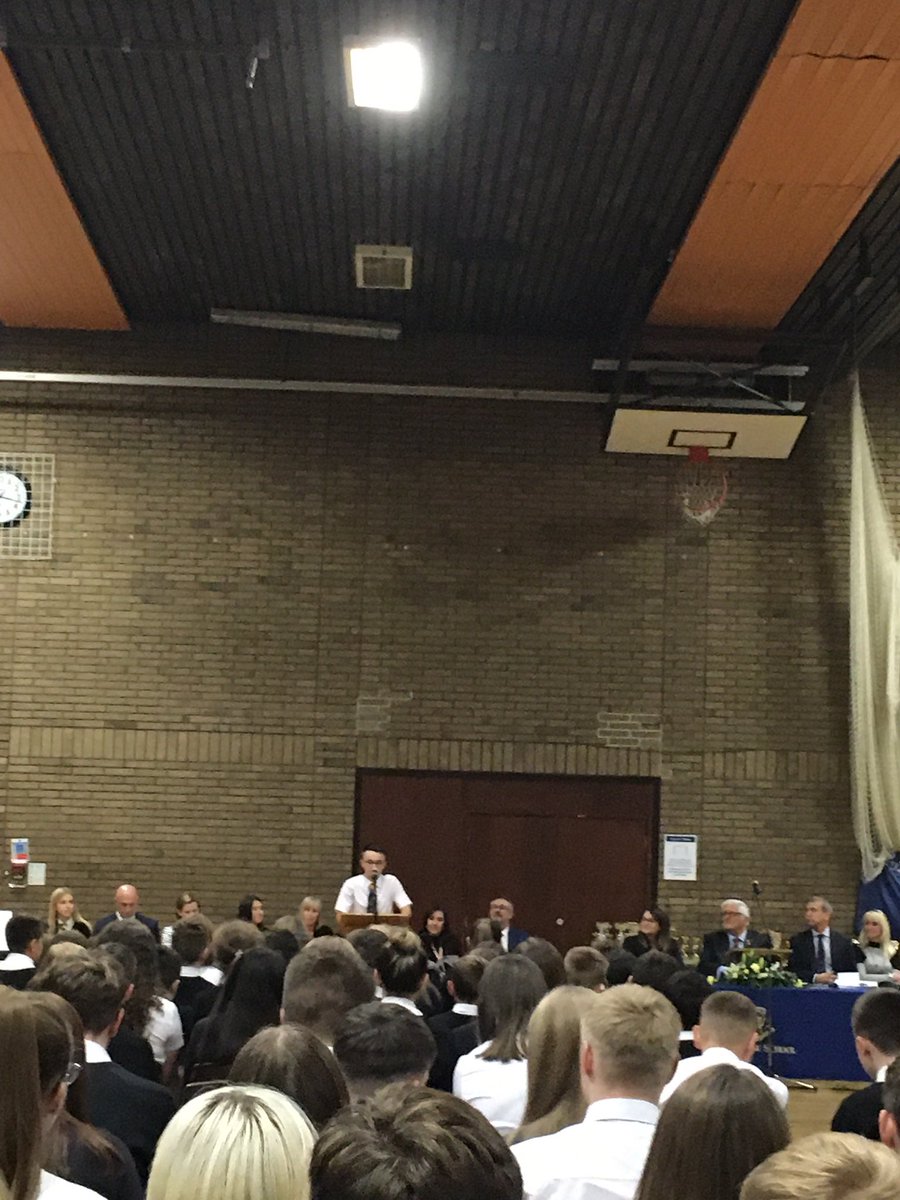 RhiHale's tweet photo. My boy smashed his first “proper” speech as Head Boy @NewbridgeSch prize evening tonight! So proud of you Owen! #headboy #seniorprefect #year11 https://t.co/rAyniXlzlu
