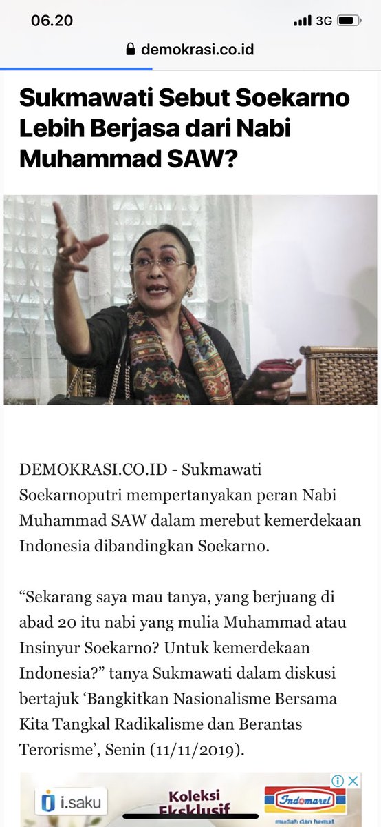hnurwahid's tweet photo. Untungnya Bapak Bangsa&amp;Proklamator Indonesia bukan Sukmawati, tapi adalah Bung Karno. Tokoh yg sangat akui Nabi Muhammad SAW, dan nyatakan “kita sbg Umat Islam, harus katakan Muhammad adalah Pemimpin Besar&amp;Terbesar, tak ada Pemimpin yg lebih besar dari Muhammad SAW”.#JasMerah. https://t.co/udaCpA3Gle